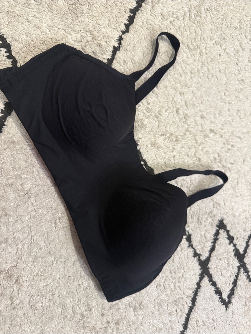knix XL Seamless Black Molding Bra
